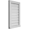 Ekena Millwork Vertical Surface Mount PVC Gable Vent: Functional, w/ 2"W x 2"P Brickmould Sill Frame, 16"W x 26"H GVPVE16X2603SF - alternate 4